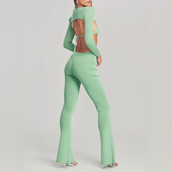 SER.O.YA LUX PANT IN GREEN - Picture 3 of 8